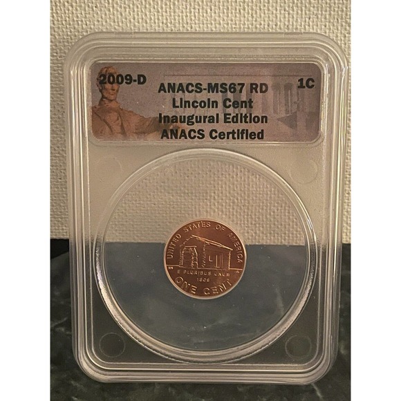 2009-D MS 67 RD Lincoln Cent Penny Early Life Washington D. C. Uncirculated - Picture 1 of 2